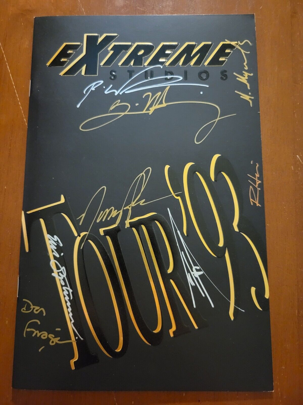 Extreme Studios 1993 Tour Book 8XSIGNED Rob LIEFELD Brian Murray Marat Mychaels 