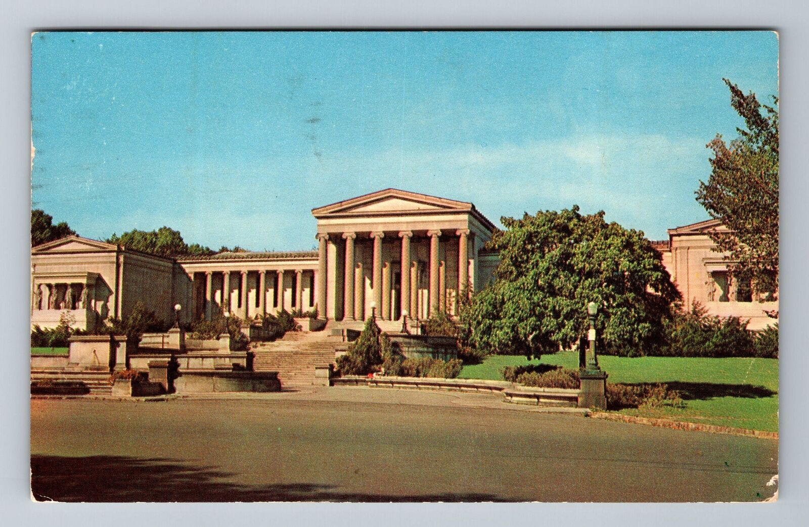 Buffalo NY-New York, Albright Art Gallery, Vintage c1960 Postcard