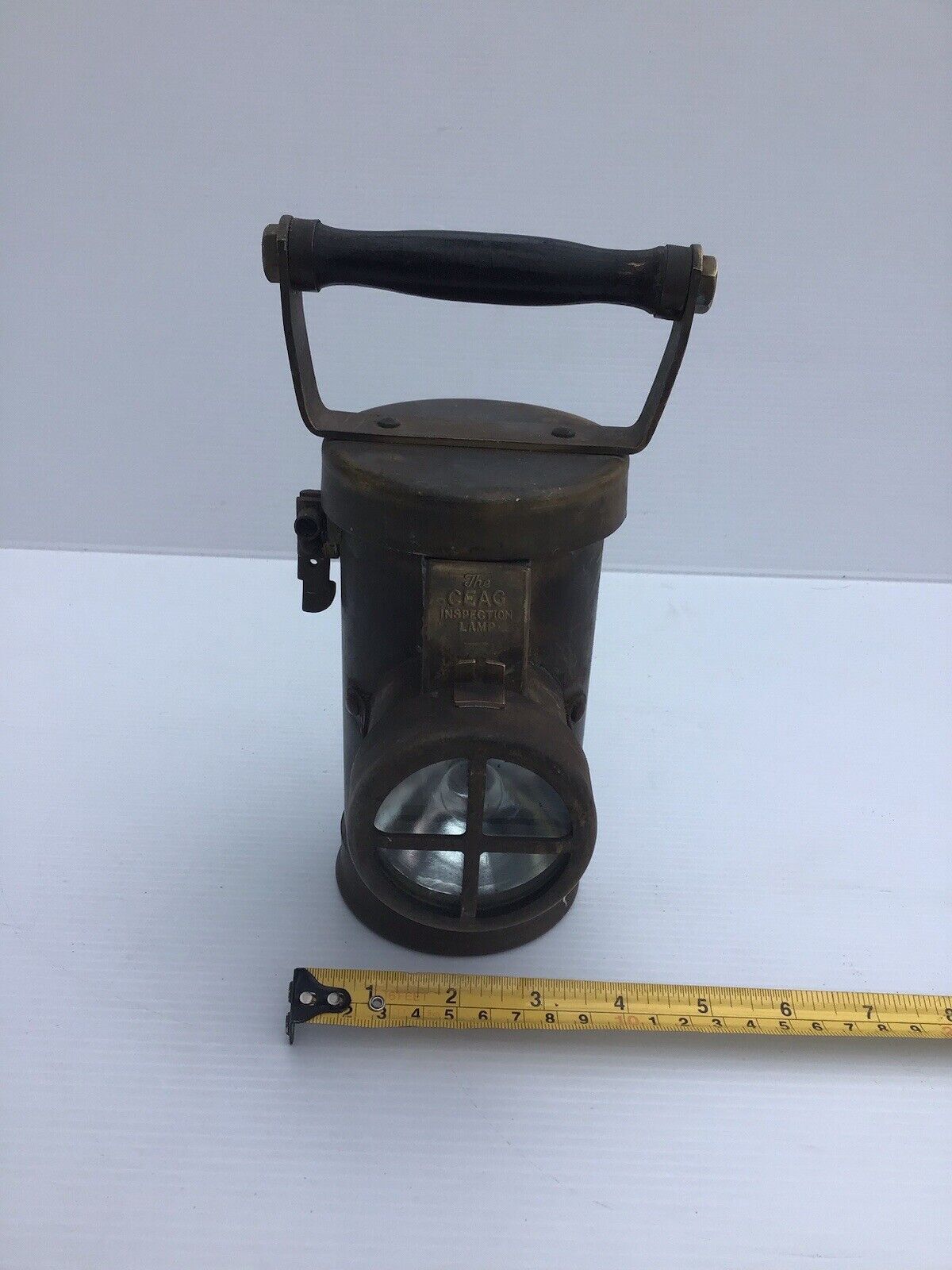 Vintage Preloved Mining The CEAG Brass Inspection Lamp with battery