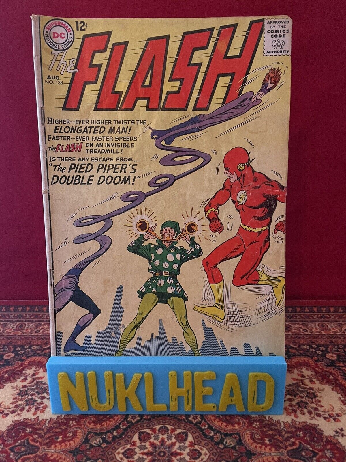 THE FLASH #138 DC Comics 1963 1st App. of DEXTER MYLES