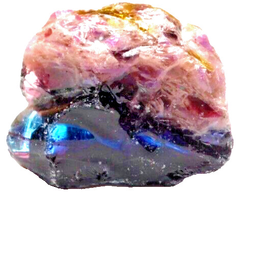 Highly Vibrational Monatomic Andara Crystal MULTI-COLOR 86g Reiki Healing Stone