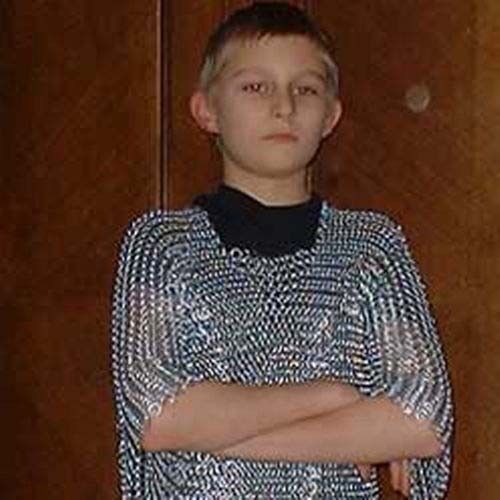 Aluminum Chainmail Shirt 10-15 yrs child Medieval Chain Mail ArmorHalloween Gift