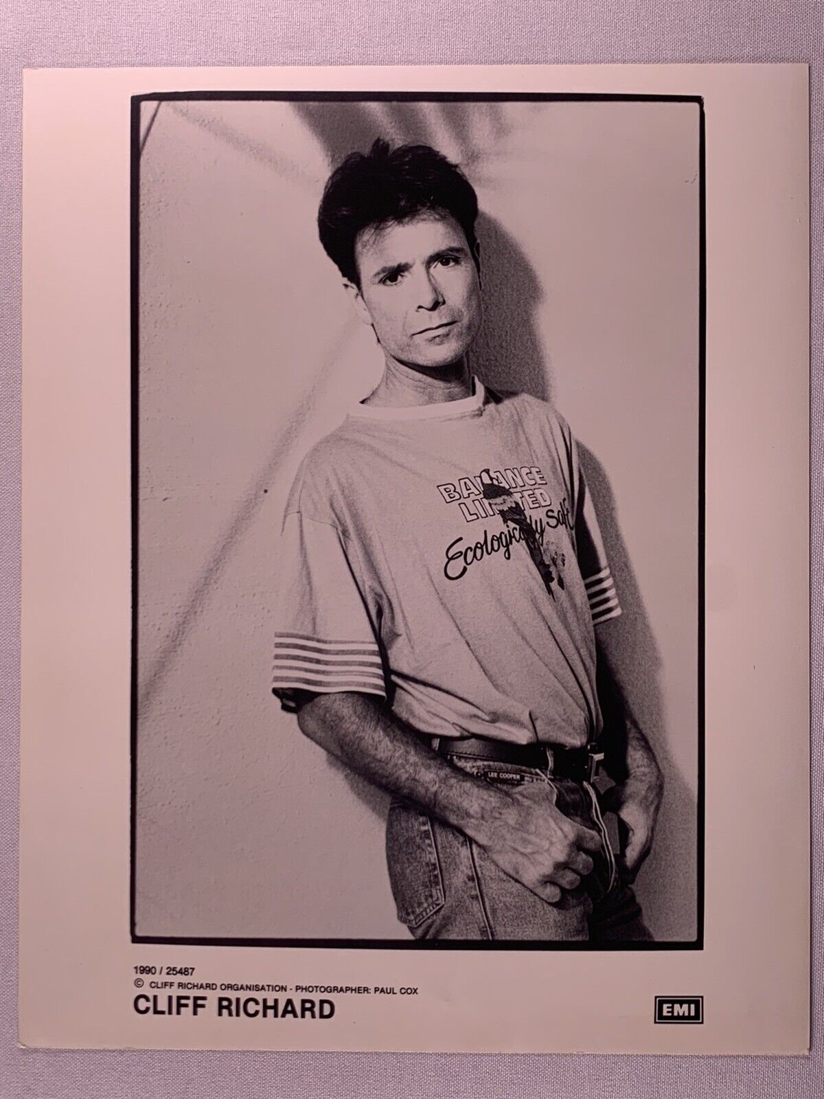 Cliff Richard Photo Original EMI Promo 1990 