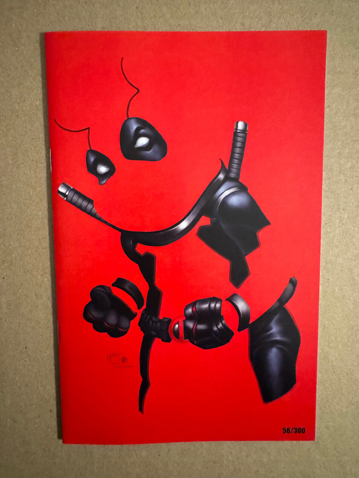 Do You Pooh: JTC Deadpool Negative Space Homage, #56/300 - NM+