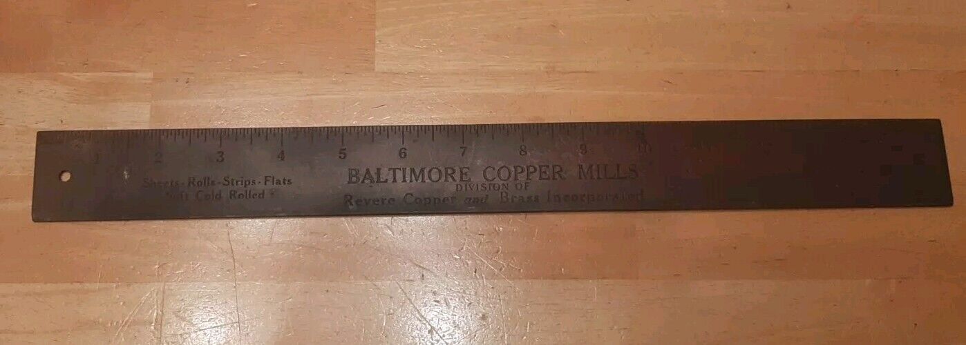 Baltimore Copper Mills Paul Revere Ware Ruler Revere Copper Brass Incorporated 