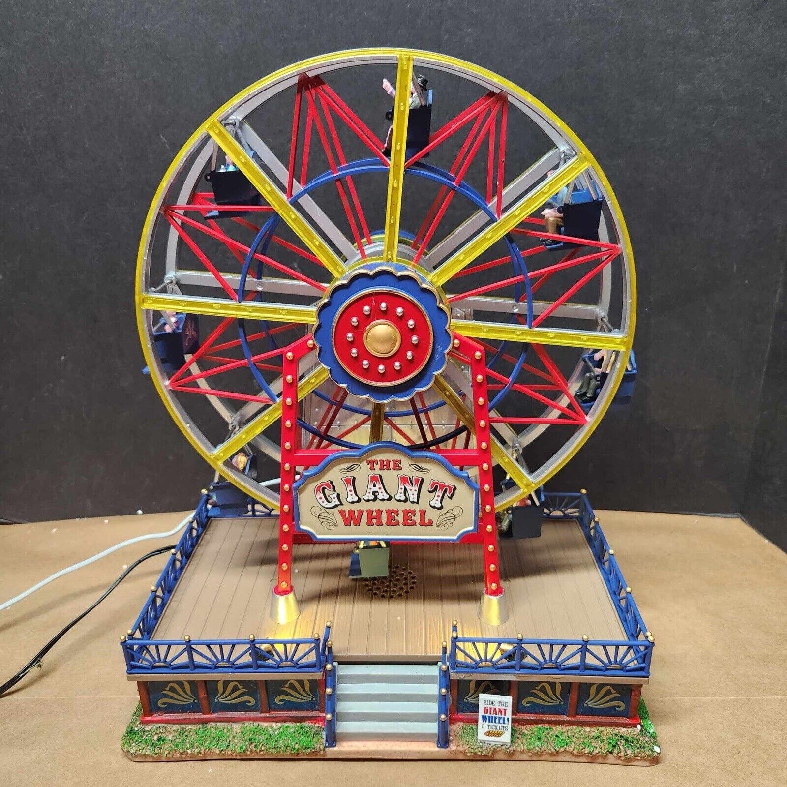 Lemax 2019 Village Collection The Giant Wheel #94482- Tested, No Power Supply