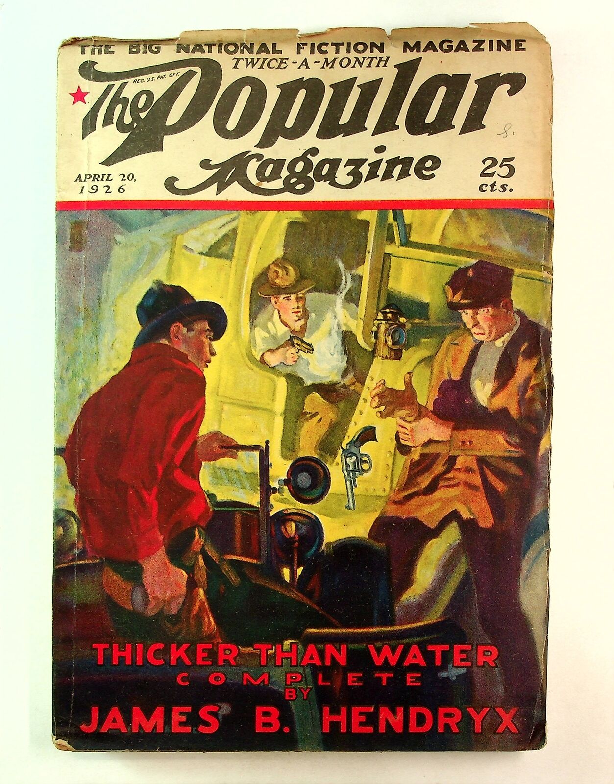 Popular Magazine Pulp Apr 1926 Vol. 80 #1 VG