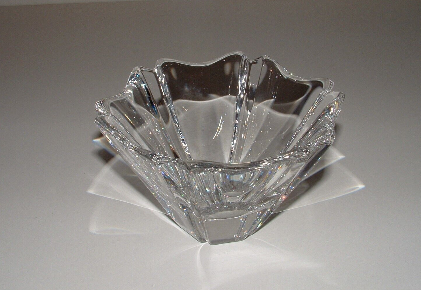 Orrefors Crystal - Clear Glass Orion Bowl, Made in Sweden, pre-owned