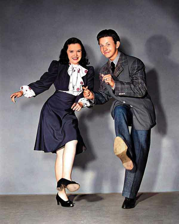 Donald O'Connor, & Gloria Jean in Get Hep to Love 8x10 RARE COLOR Photo 616