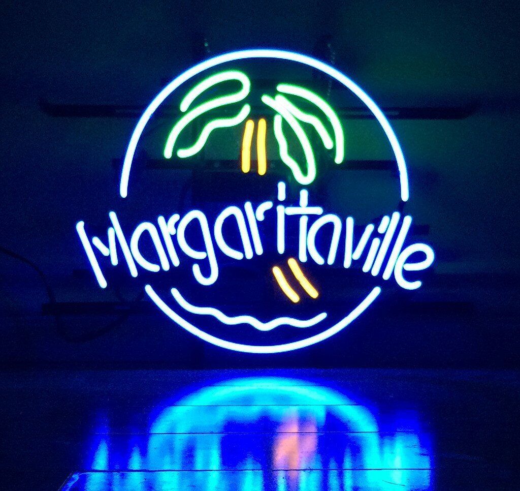 New Jimmy Margaritaville Palm Tree Neon Light Sign 20