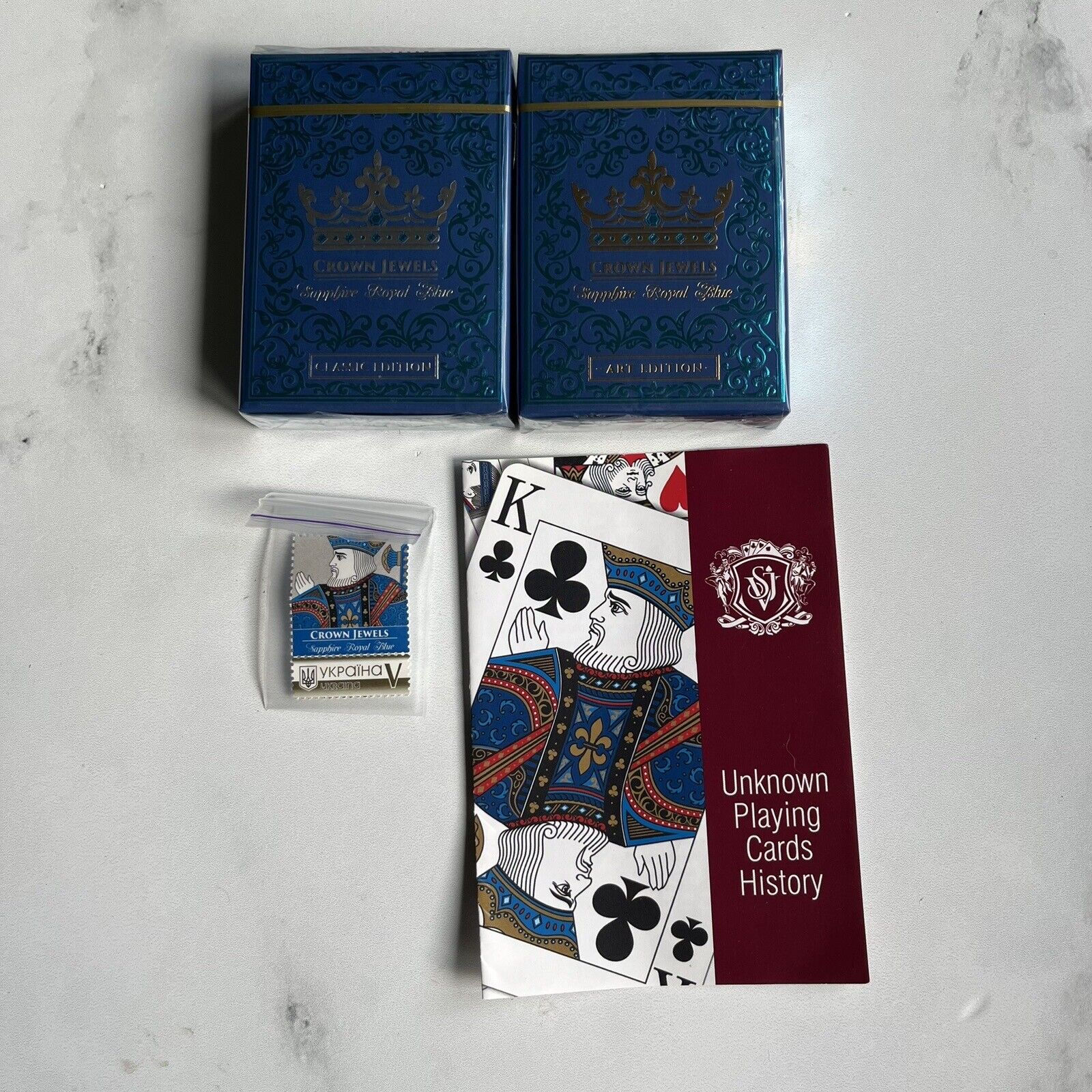 RARE Crown Jewels Playing Cards Classic+Art Edition Set Of 2