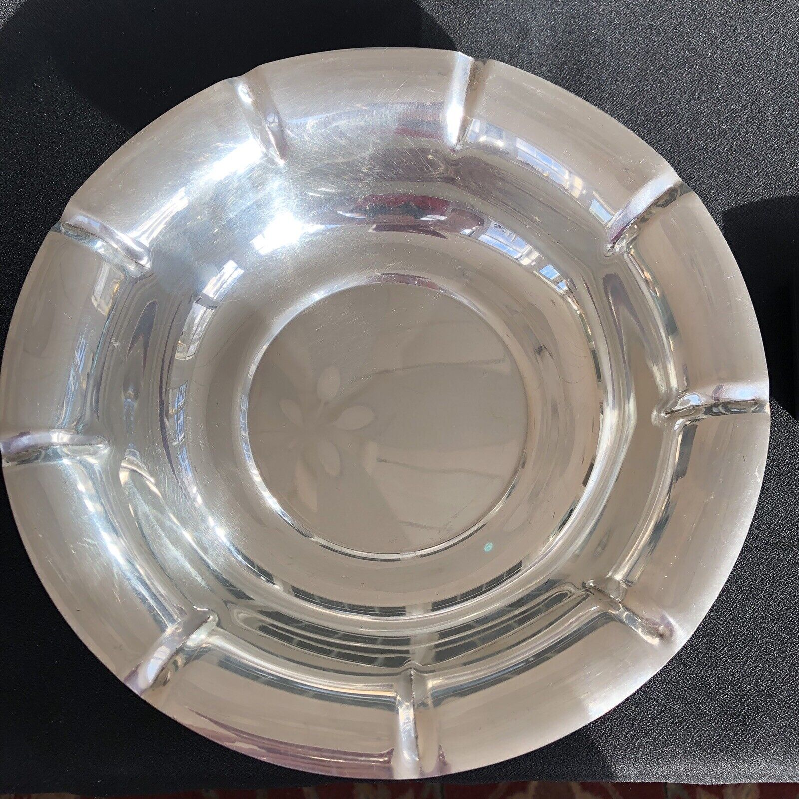 Vintage GS Preisner Queen Anne Style Fine Pewter Bowl 9 1/2” HandMade In The USA