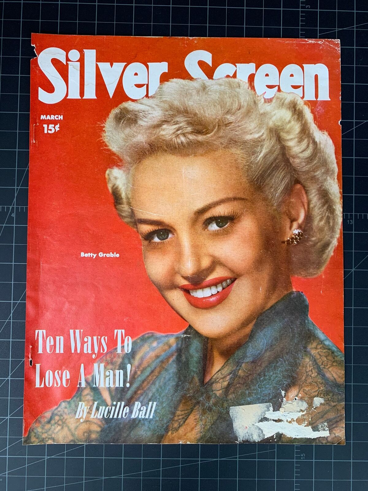 Vintage 1951 Silver Screen Magazine - Betty Grable