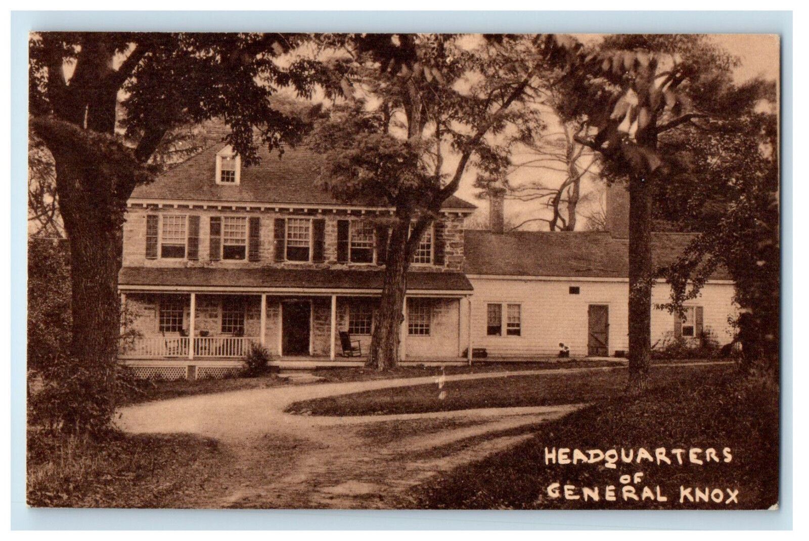 c1940s Headquarters of General Knox New Windsor NY Unposted Vintage Postcard
