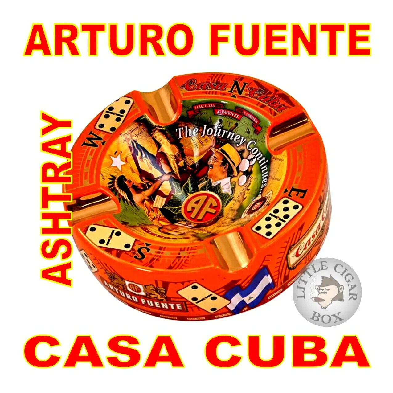 Arturo Fuente 'Special Edition' Casa Cuba Ceramic Cigar Ashtray