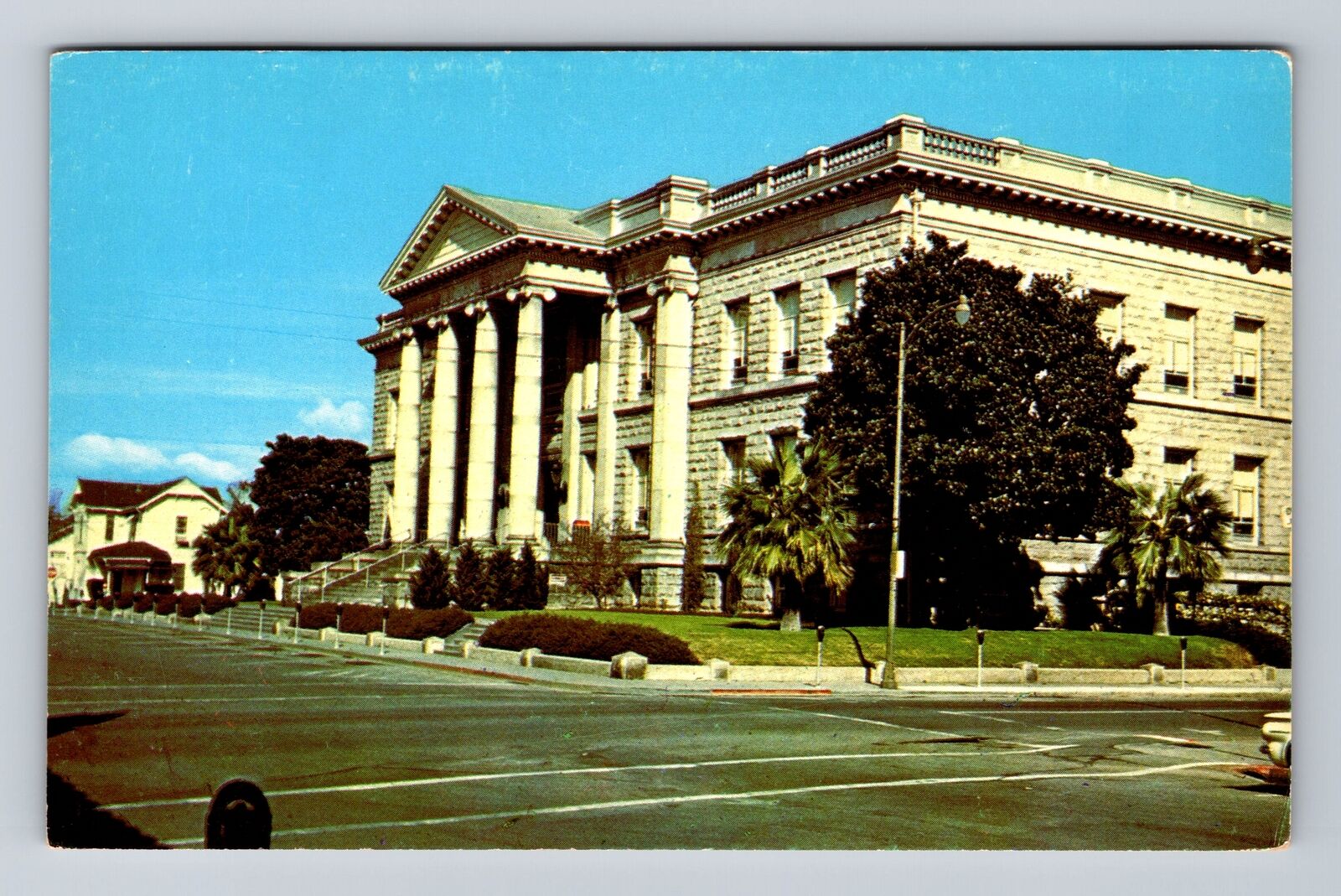 Martinez CA-California, Public Court House, Antique Souvenir Vintage Postcard