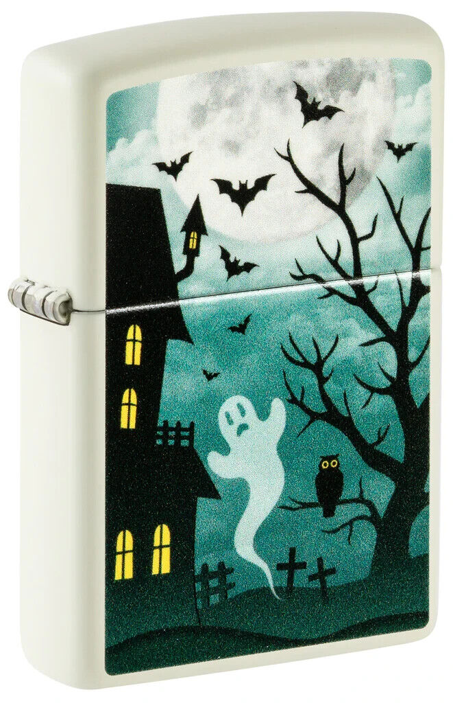 Zippo 48727, Spooky Halloween Design,  Glow in Dark Lighter