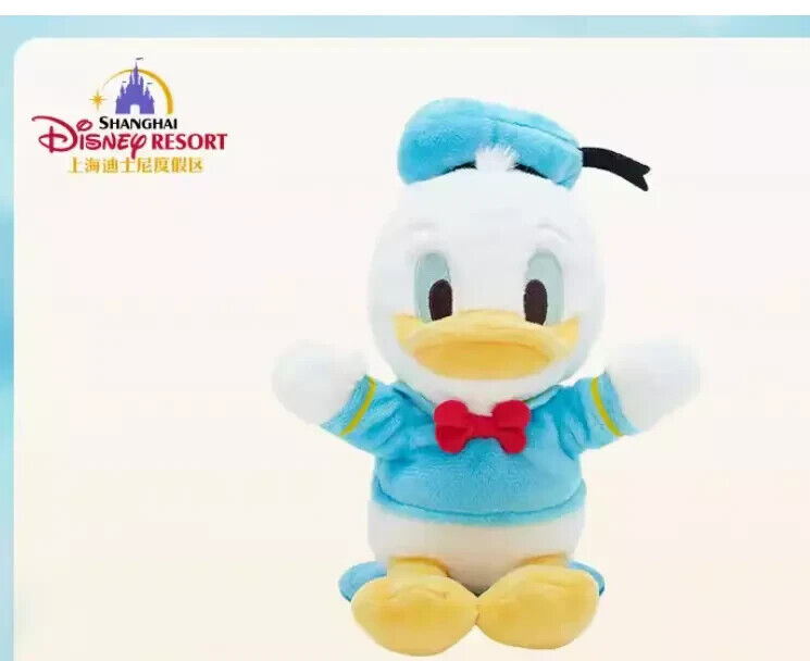 Authentic 2024 Shanghai Disney Donald Duck Shoulder Pal Magnet Plush toy 13.5cm