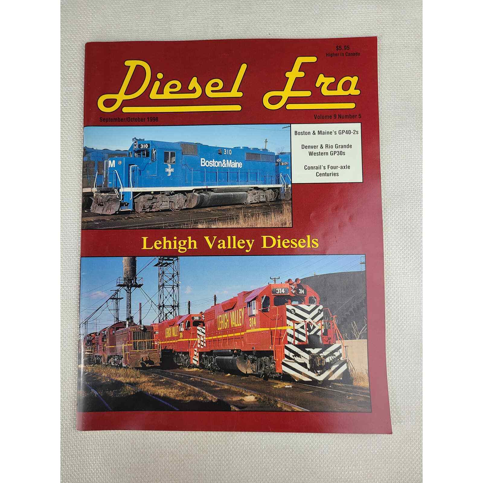 Diesel Era Magazine Volume 9 Number 5 September October 1998 - Locomotives