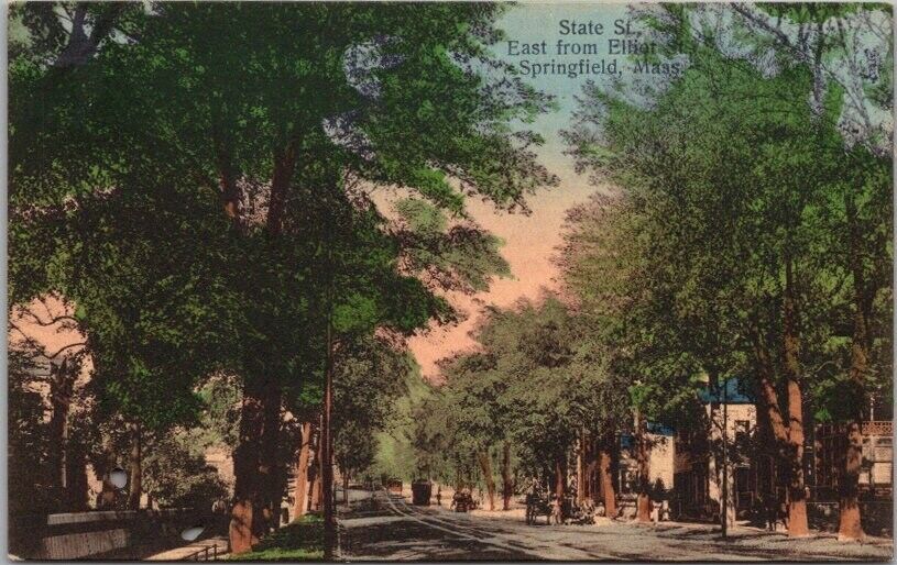 1910s SPRINGFIELD, Massachusetts Postcard 