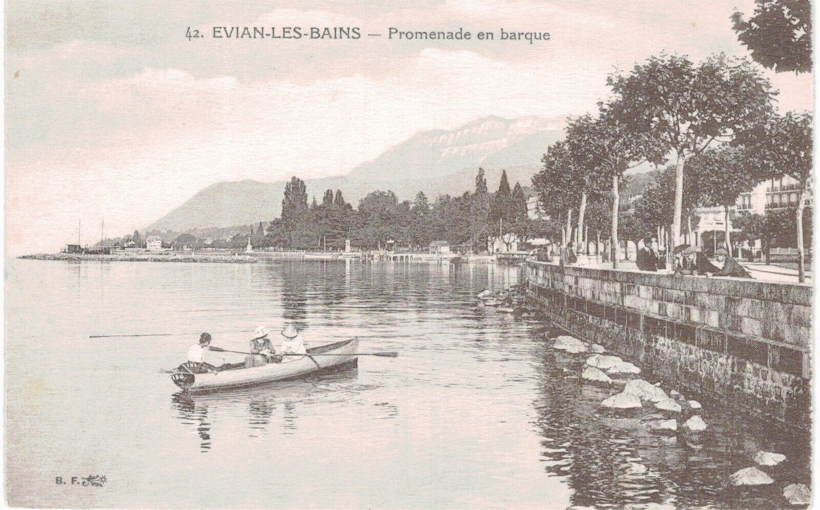 Evians Les Bains Promenade 1910 France 