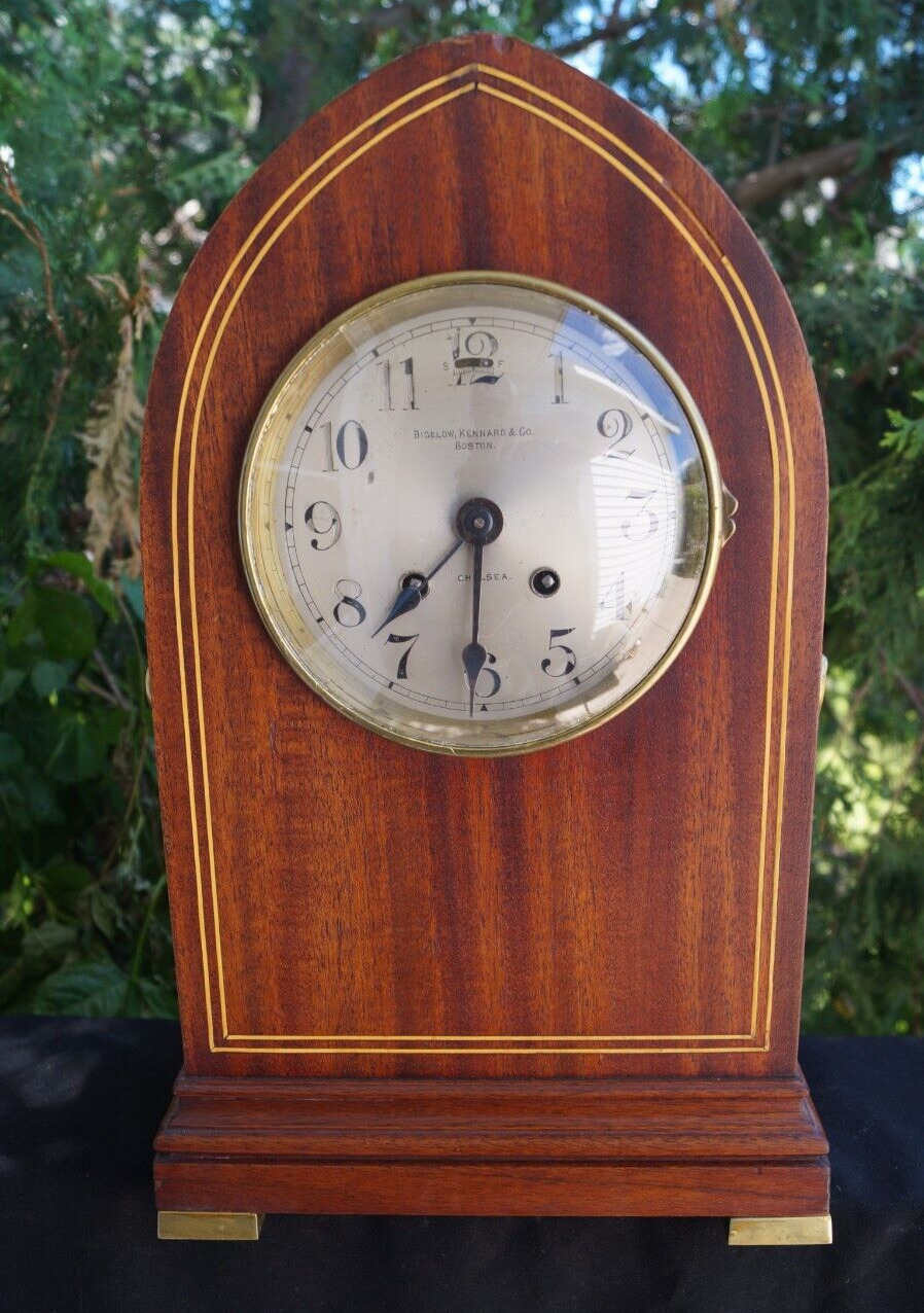 Antique 1910s Chelsea Beehive Mantle Clock - Bigelow Kinnard - VIDEO - ORIGINAL