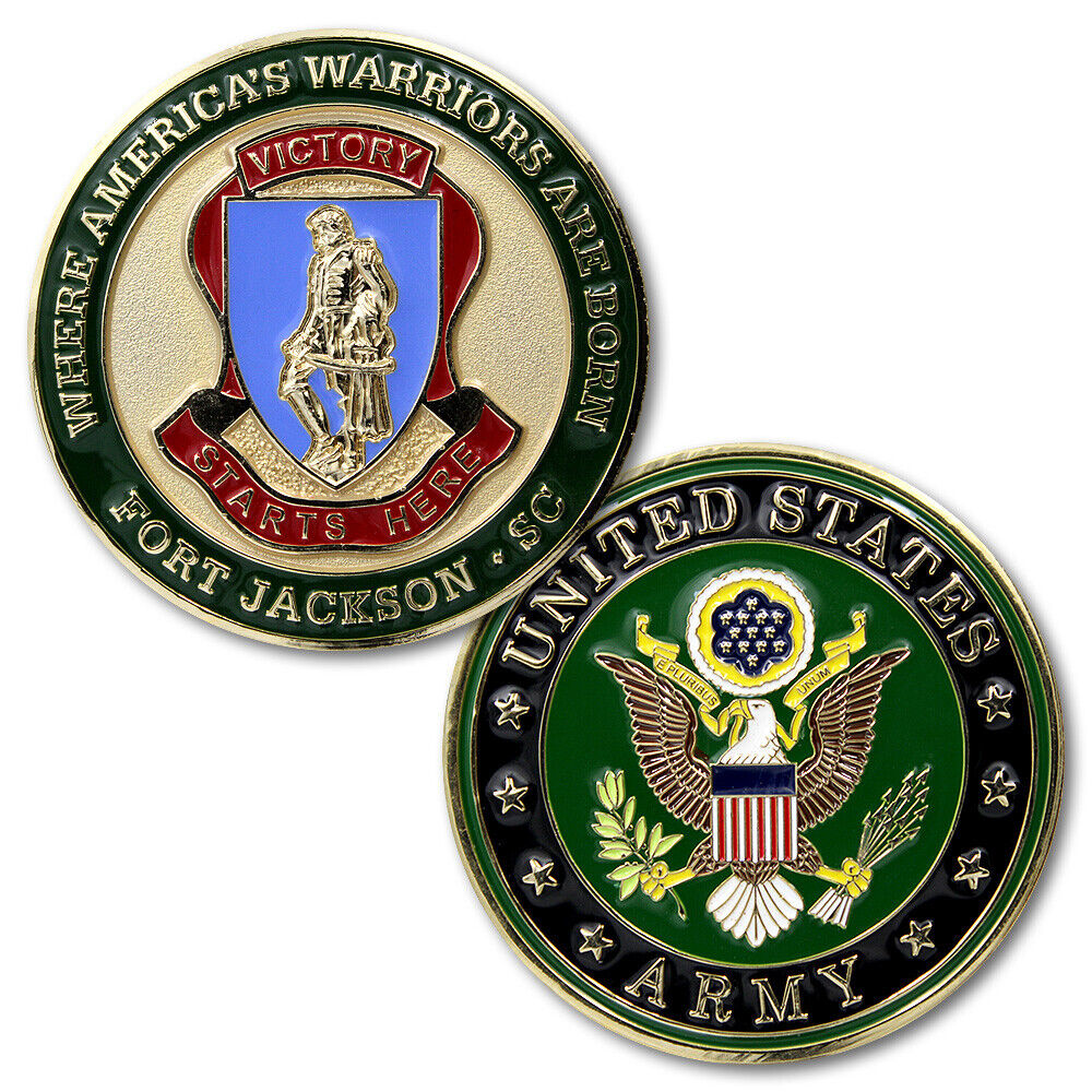 NEW U.S. Army Fort Jackson, SC Challenge Coin.