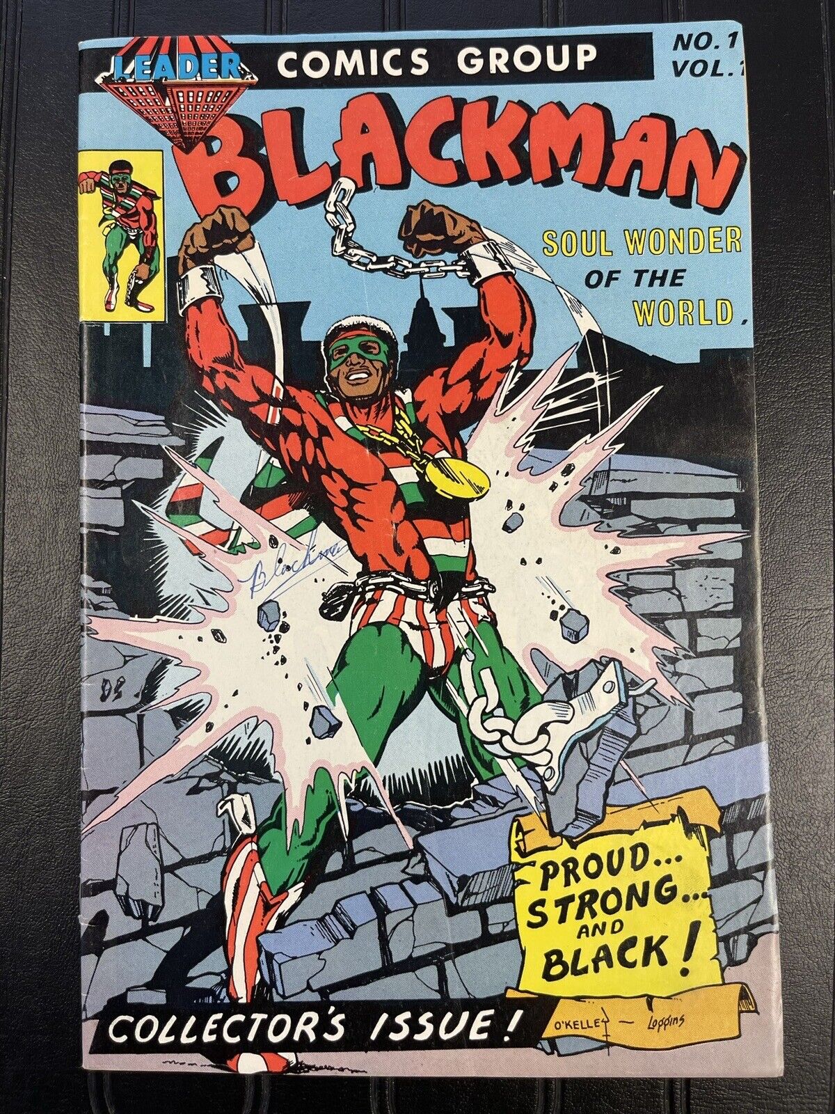 Blackman No 1 Vol 1 Rare Comic Book