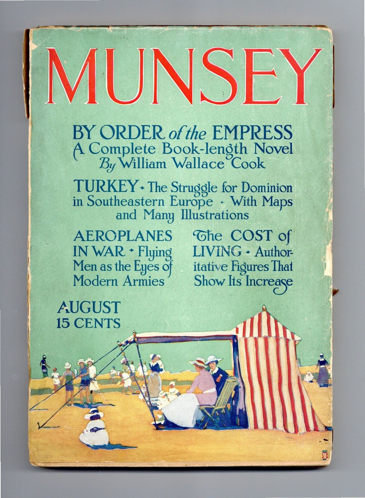 Munsey's Magazine Pulp Aug 1915 Vol. 55 #3 FR