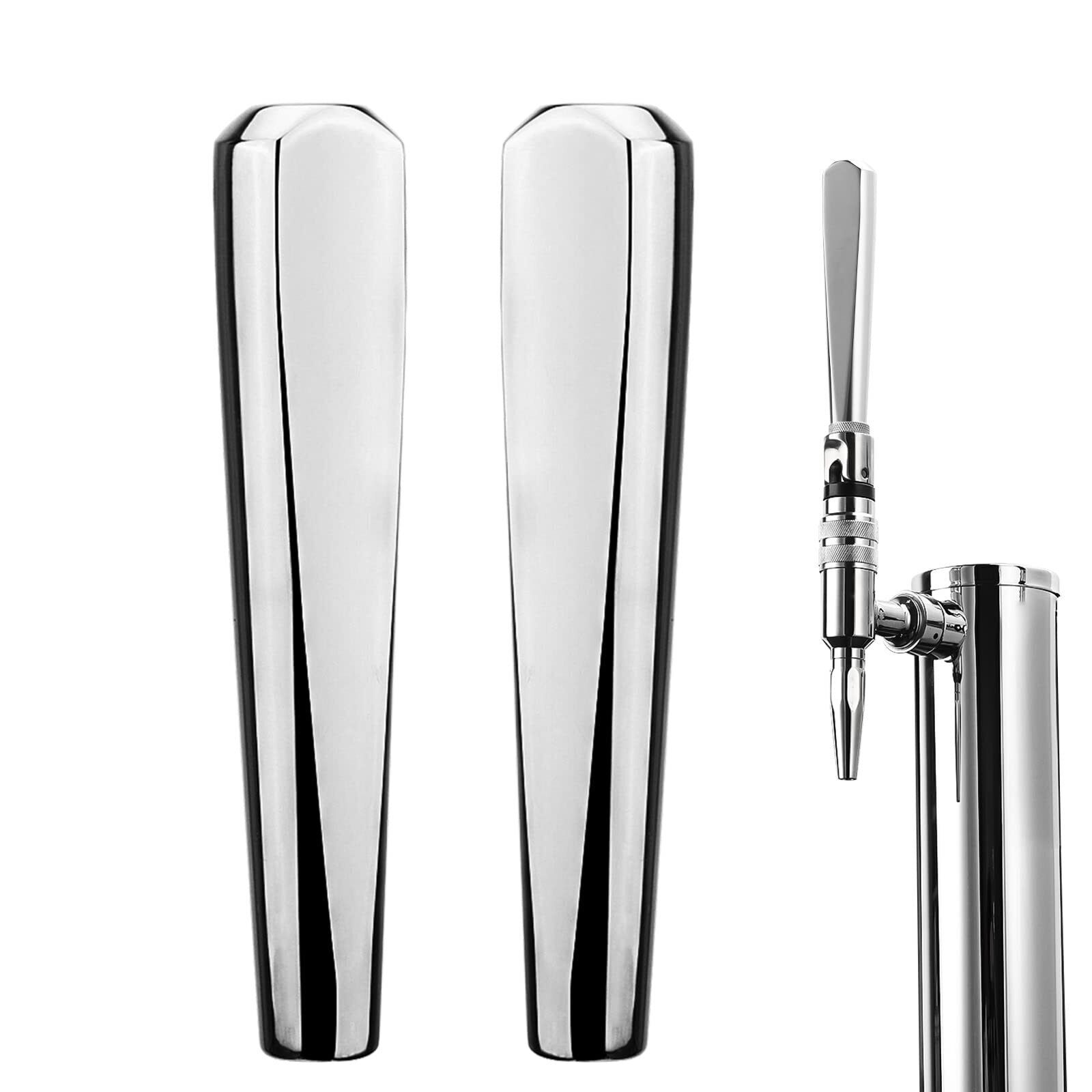 MRbrew Upgraded Beer Tap Handle 2 PCS Homebrew Commercial Stainless Steel 304...