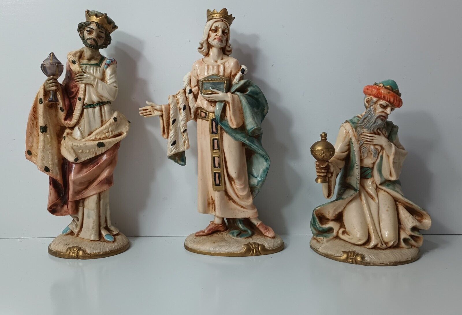 Vintage Nativity Figures 3 Depose Fontanini Italy 606, 607 & 608