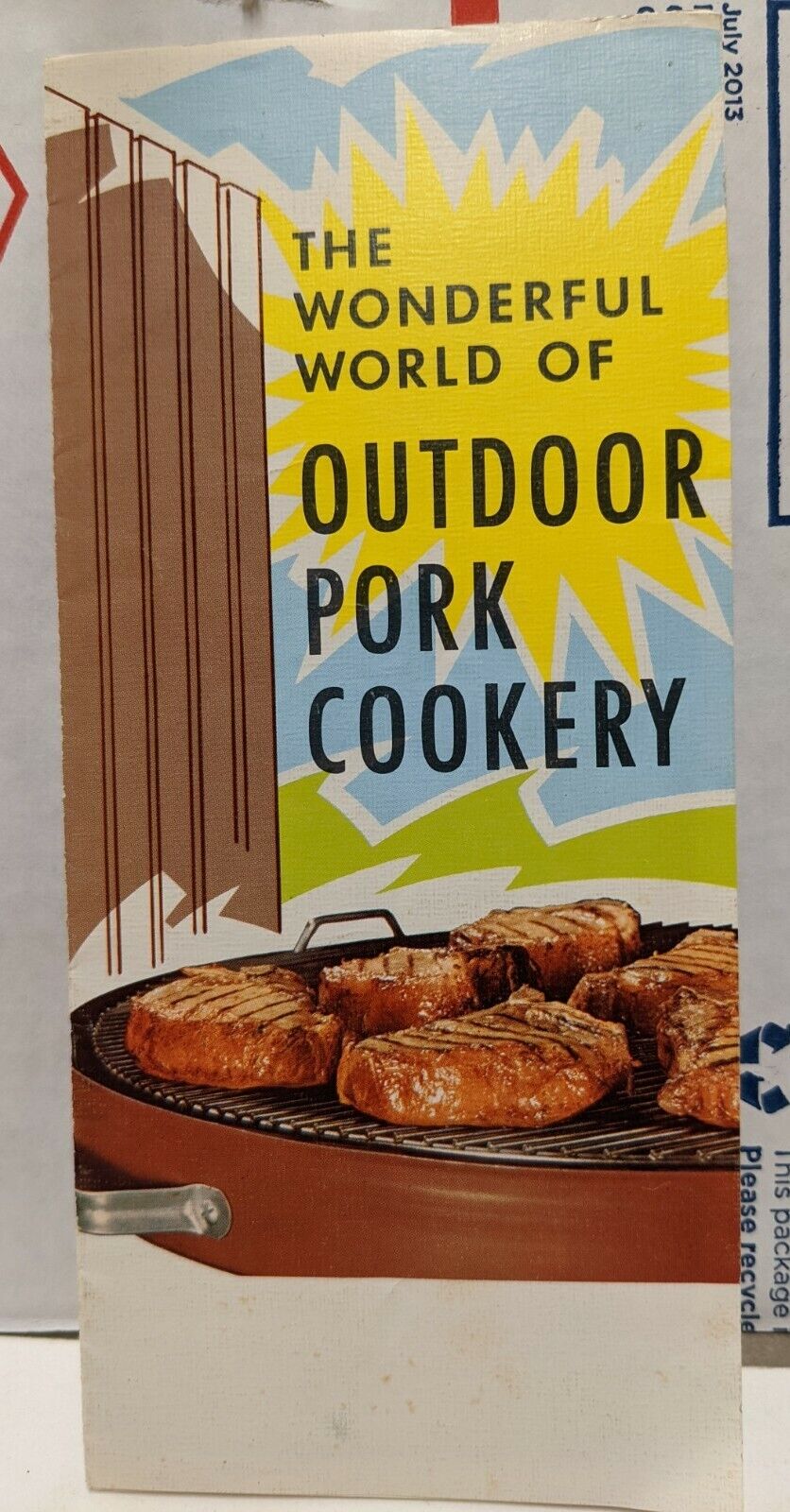 Vintage Wonderful World Of Outdoor Pork Cookery Recipes/Grilling Advice Booklet