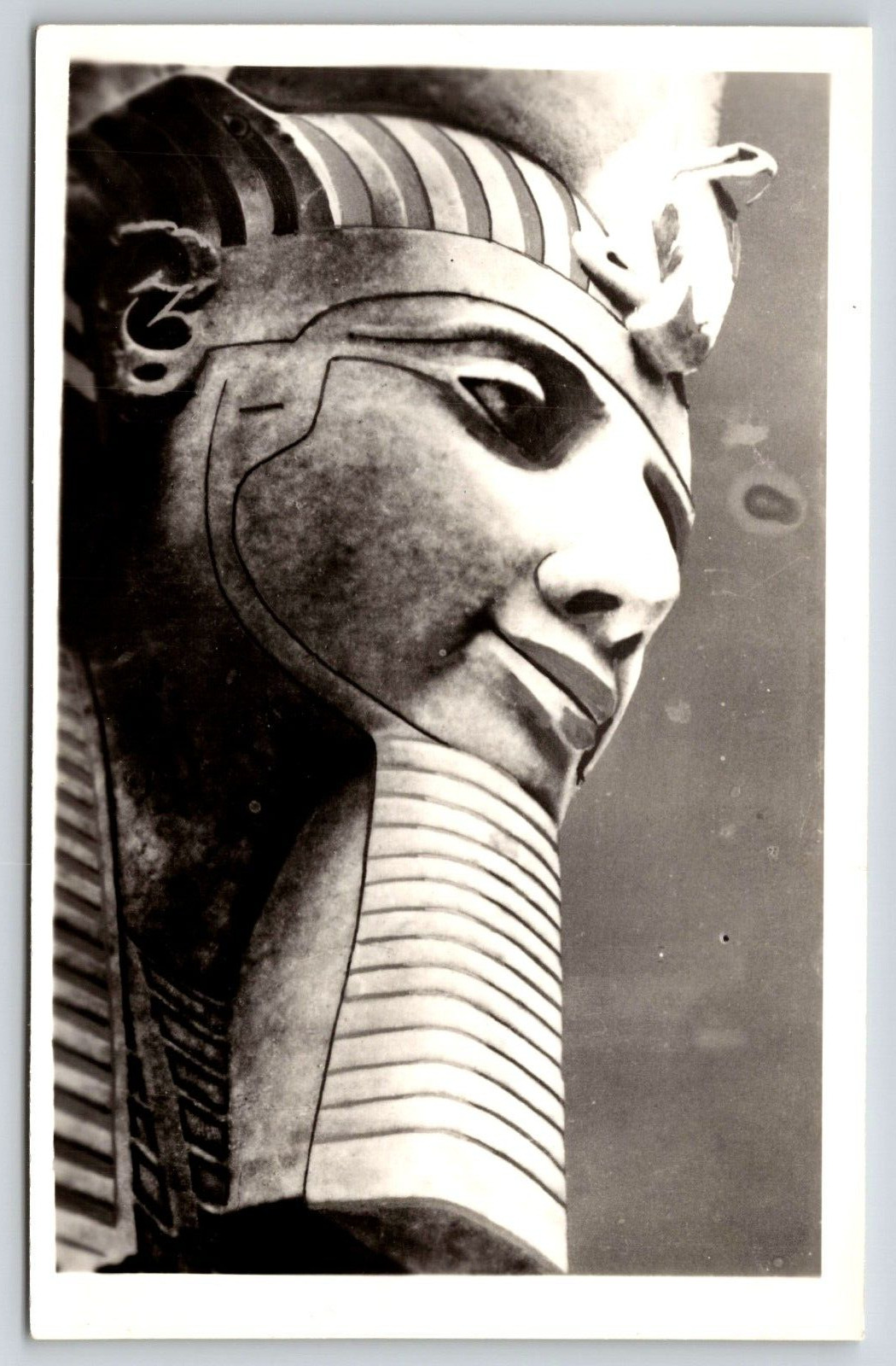 Postcard RPPC Colossal Statue of Ramses II Egypt