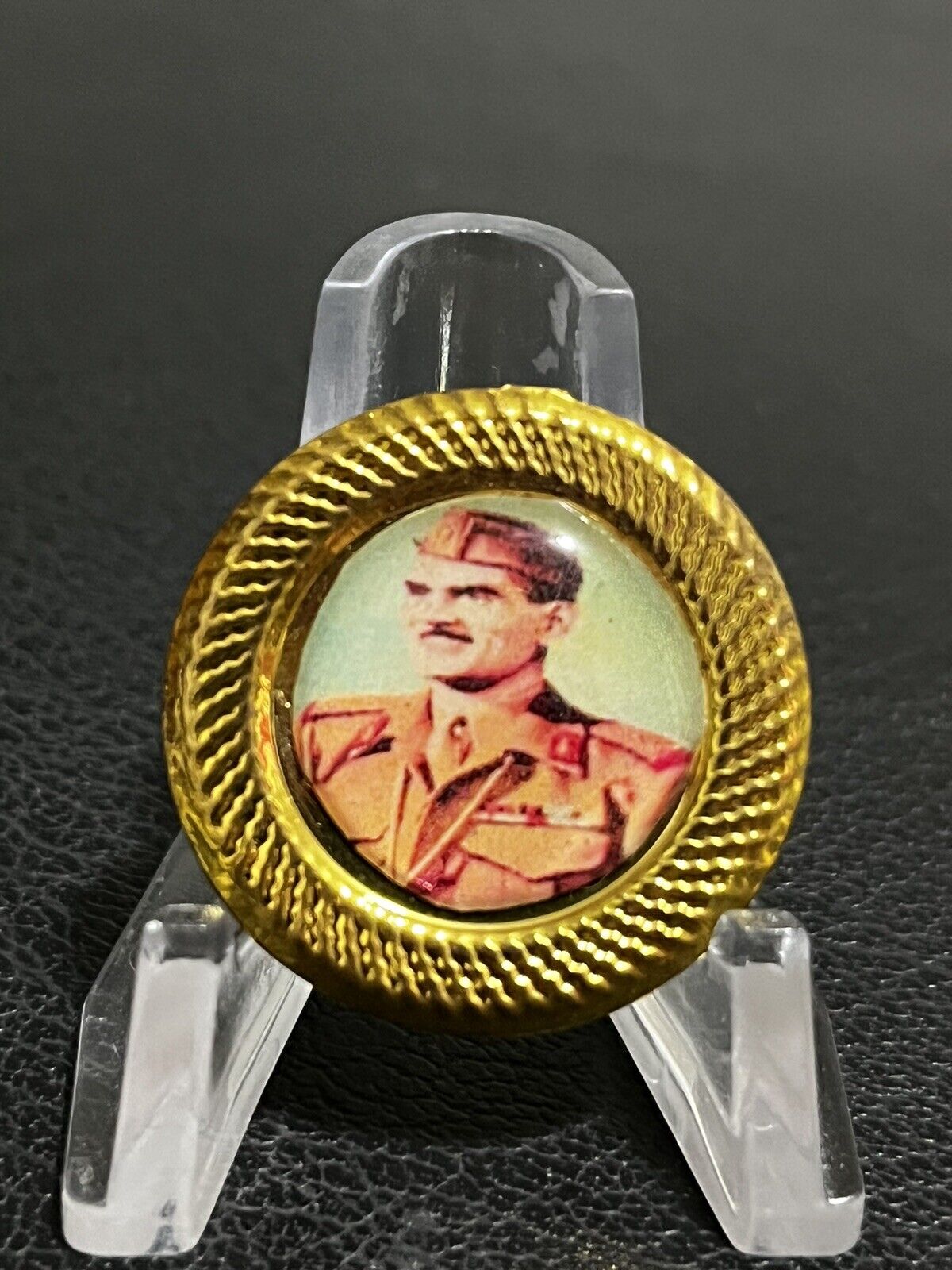 Iraq-Iraqi Former President Abdul Kareem Qassin Metal Pin.