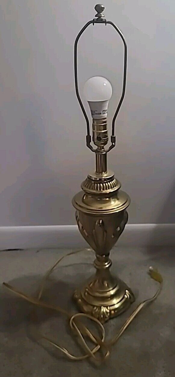 HTF Stiffel Solid Brass Urn Style Table Lamp Beautiful