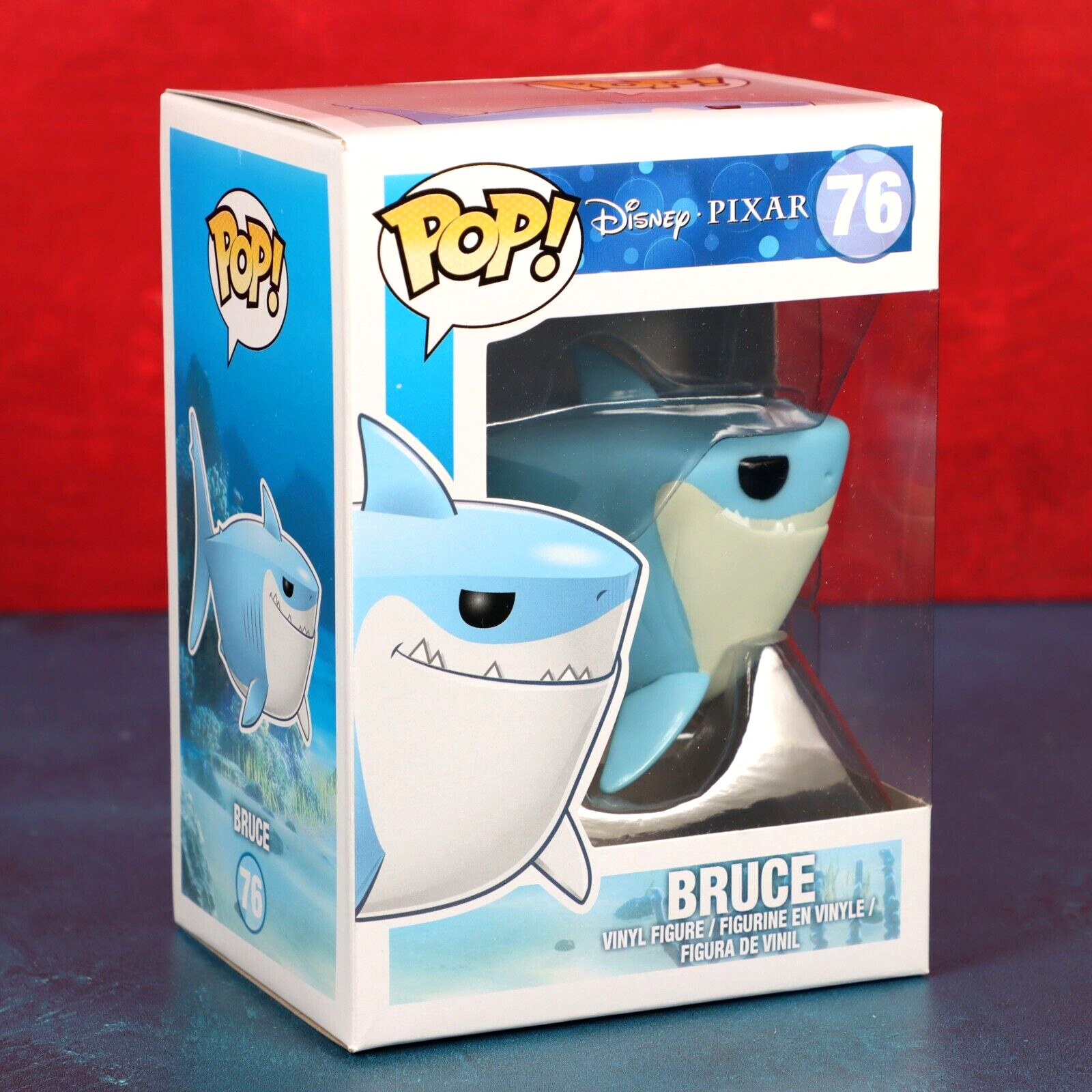 Funko Pop Vinyl Finding Nemo Bruce 76 Disney Pixar Shark 2013 With Protector
