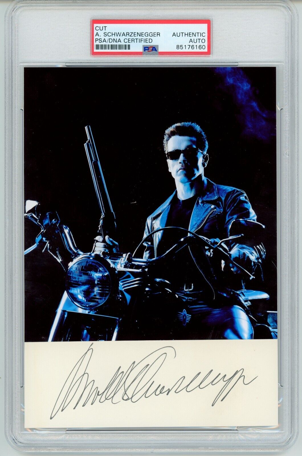 Arnold Schwarzenegger ~ Signed Autographed Terminator Harley-Davidson ~ PSA DNA