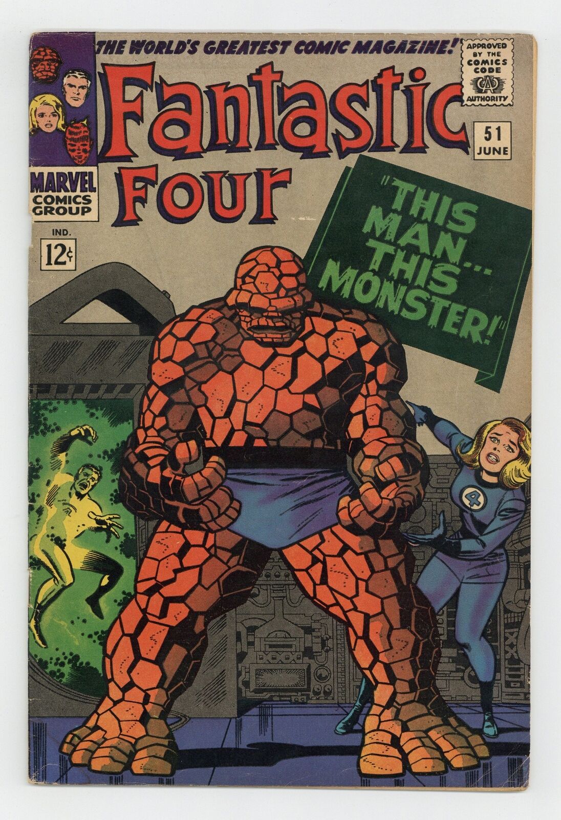 Fantastic Four #51 VG 4.0 1966