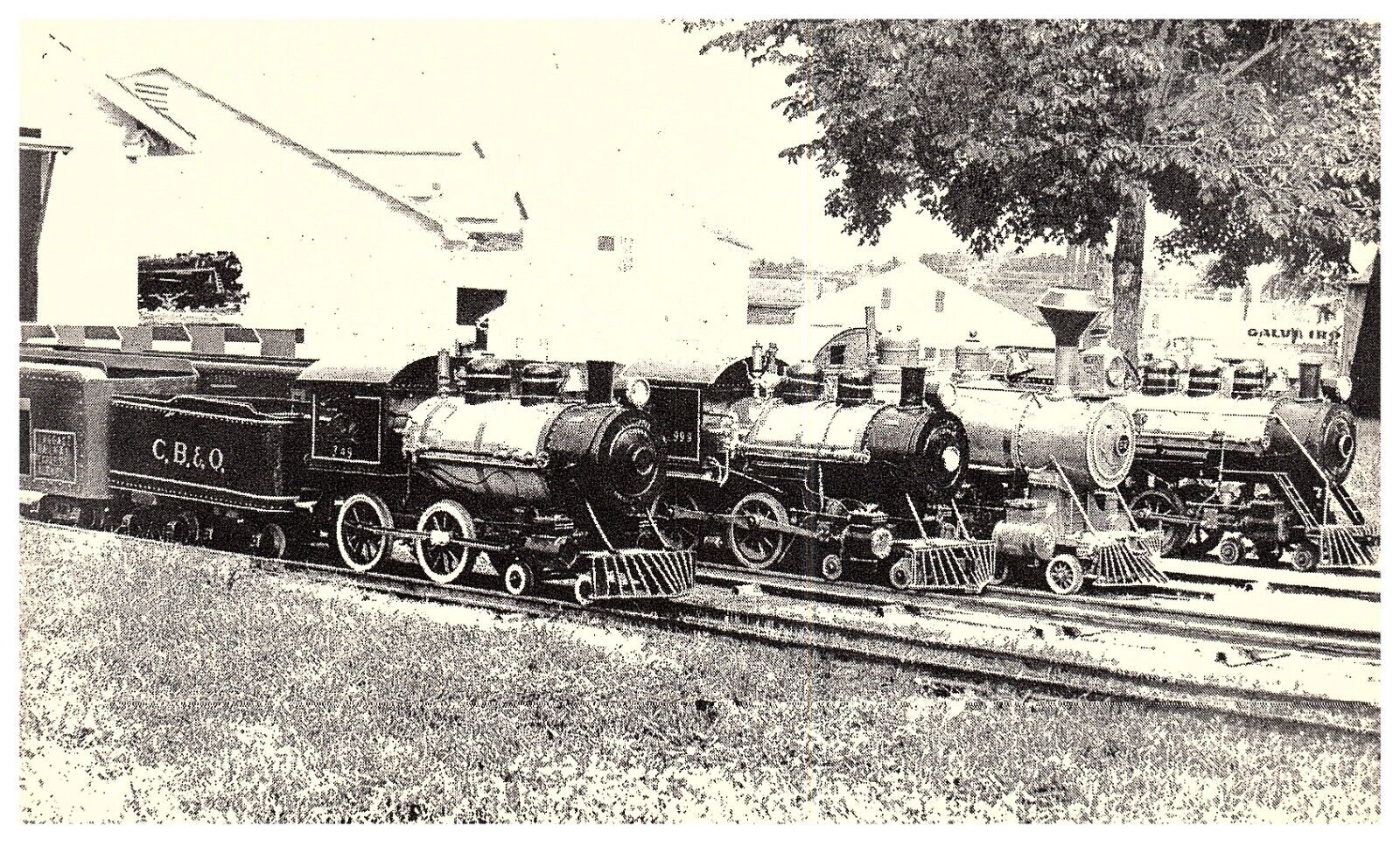 RPPC Steam Engine Locomotive Photo Vtg Postcard - PC9