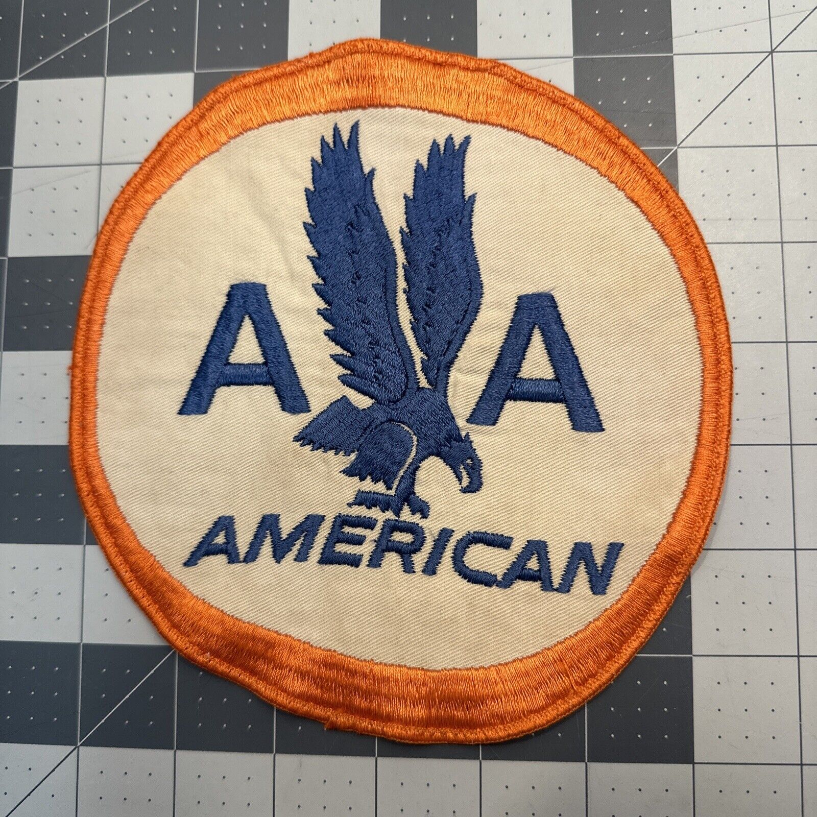 VTG AMERICAN AIRLINES 6.5” Embroidered Jacket Patch 1962-67 Never Used
