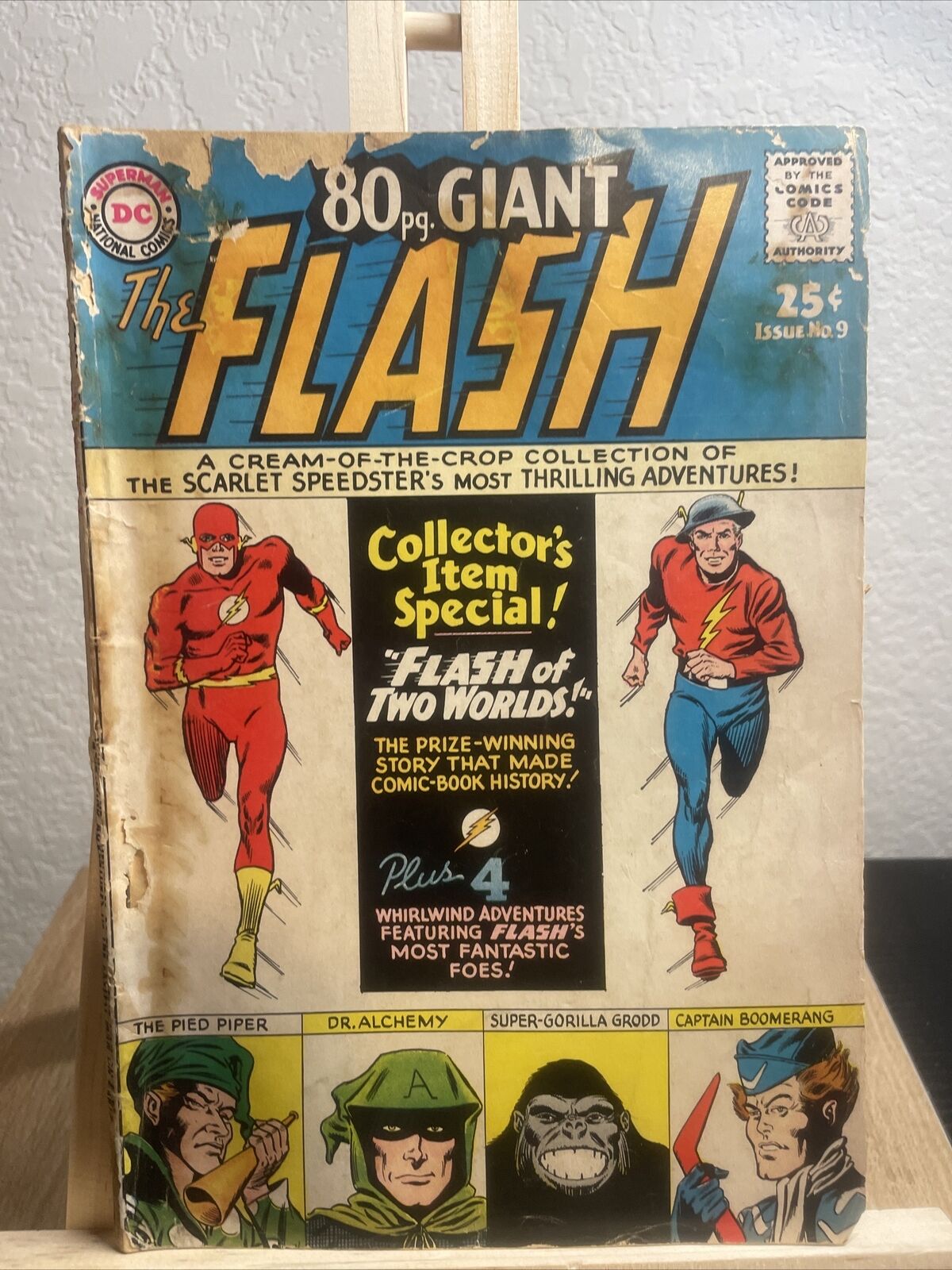 DC Comics 80 PAGE GIANT #9 1965 Silver Age Flash Of Two Worlds 
