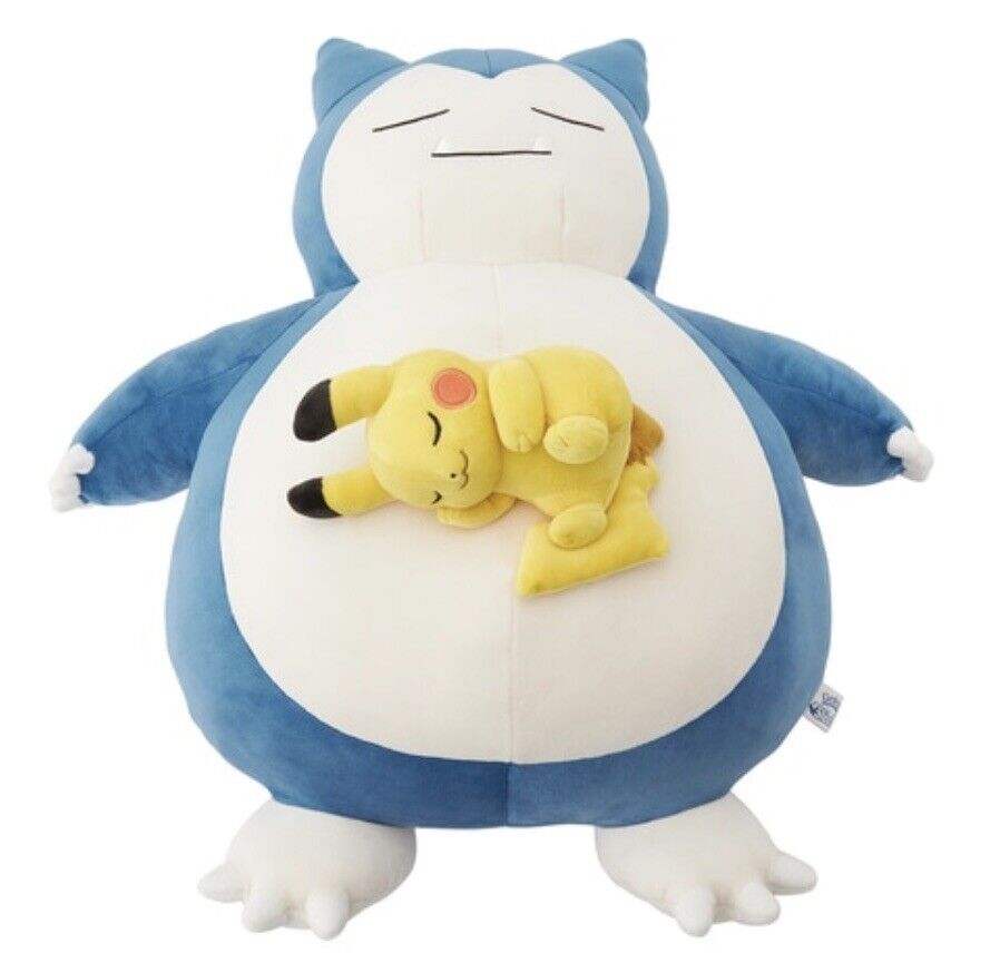 Snorlax Pokémon Sleep Motchiri Plush doll OYASUMI Sleeping Pokemon Center 2024