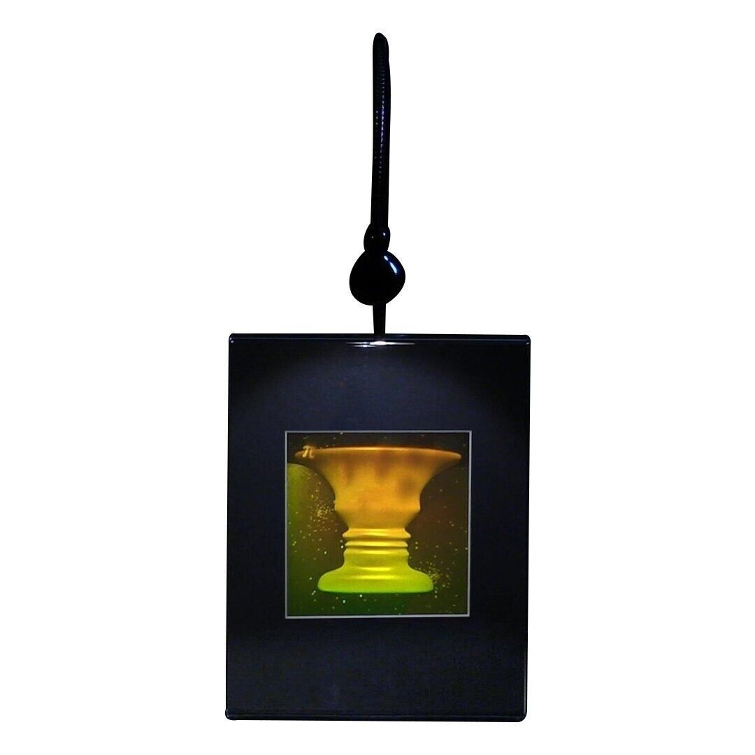 3D Vase-Face 2-Channel Hologram Picture LIGHTED DESK STAND, Photopolymer Type