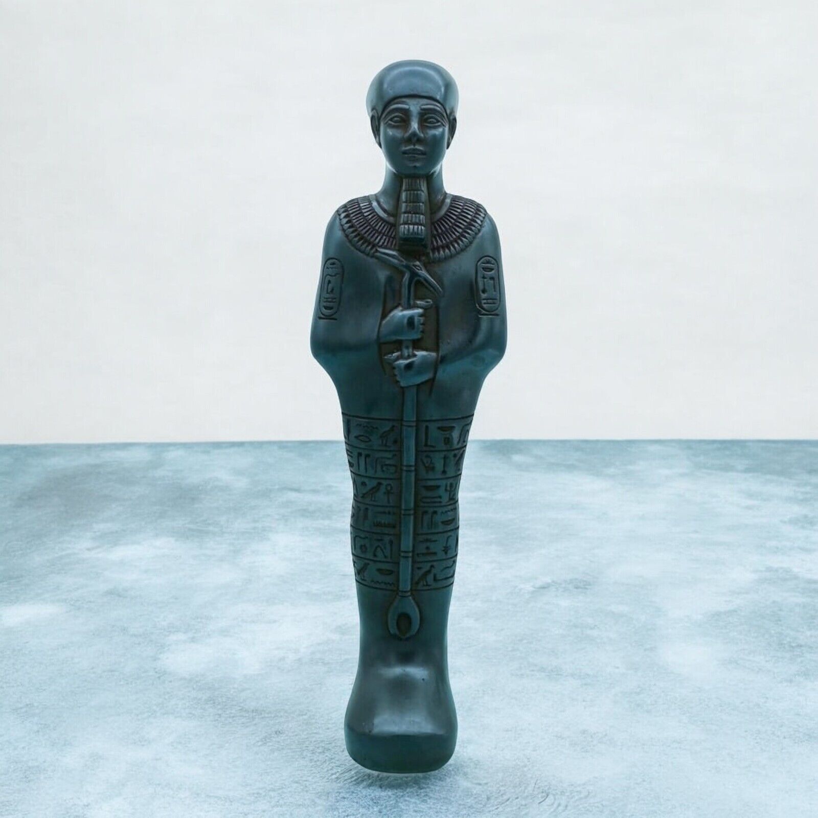UNIQUE ANCIENT EGYPTIAN ANTIQUITIES Black Statue for God Ptah Lord Of Wisdom BC