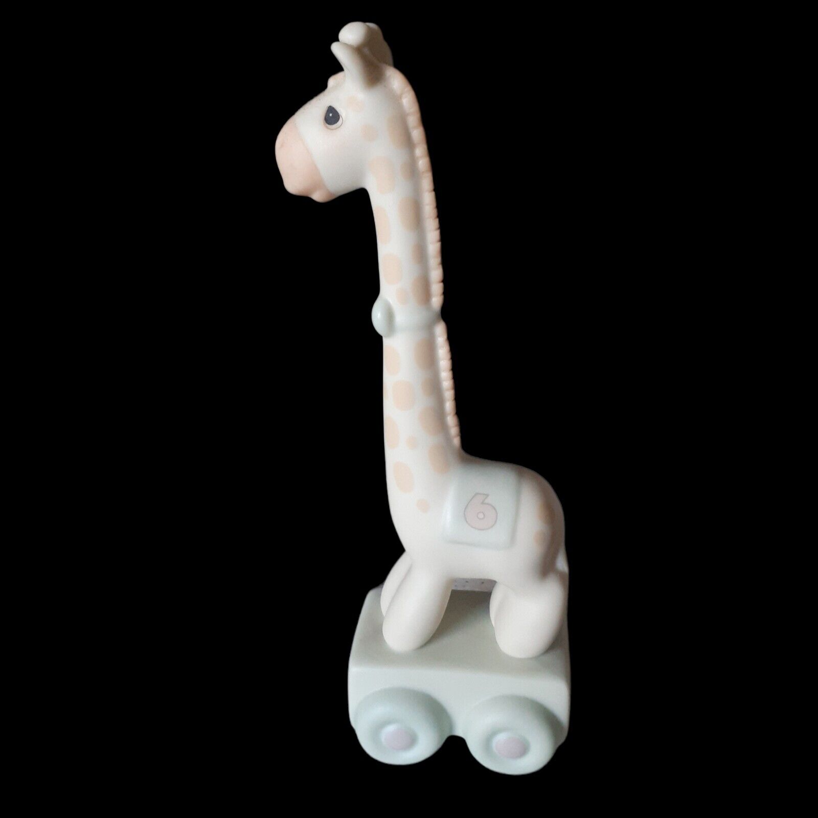 Precious Moments Birthday Series Train Giraffe Figurine Age 6 #15997