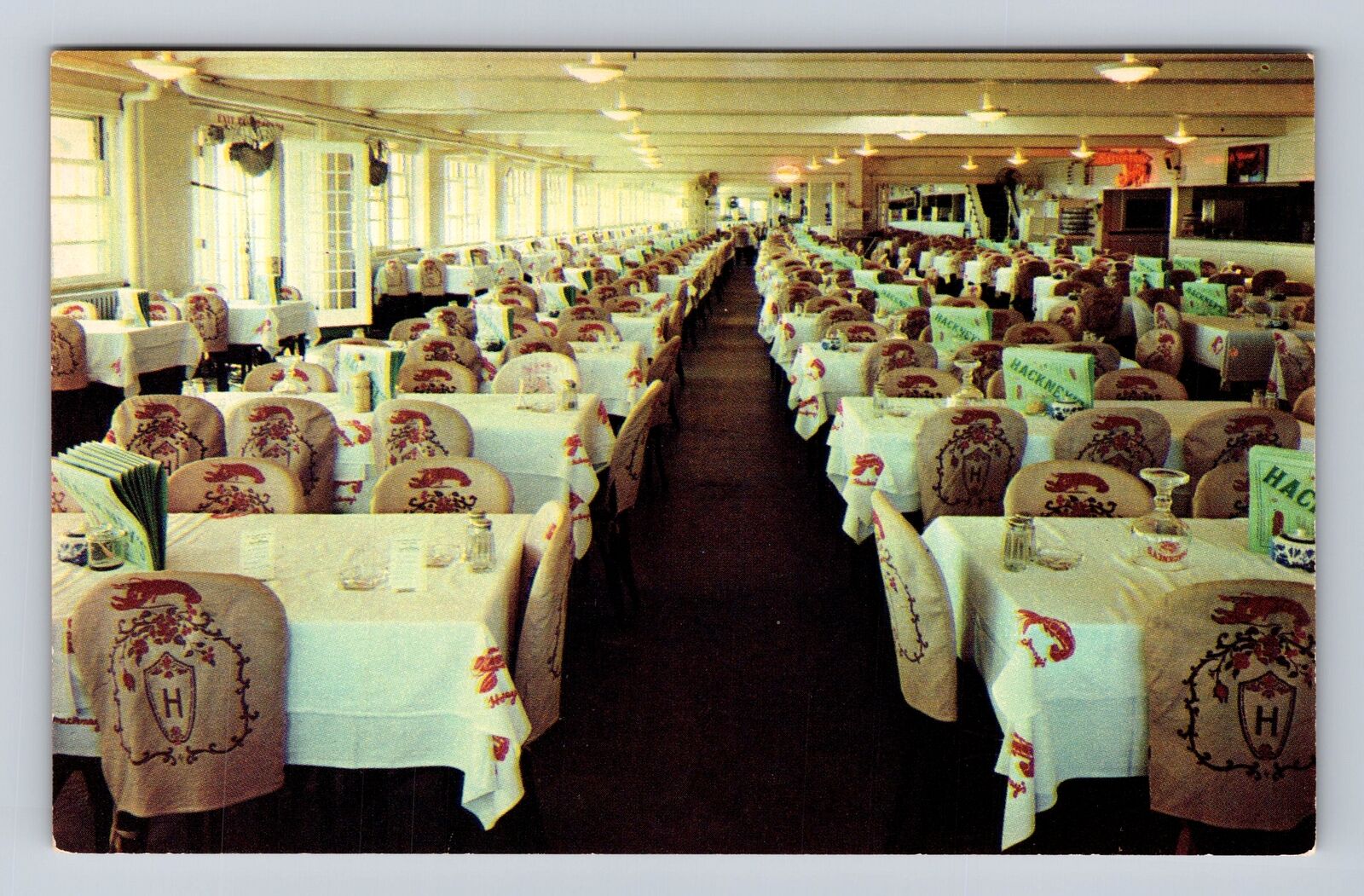 Atlantic City NJ-New Jersey, Hackney\'s Sea Food Restaurant, Vintage Postcard