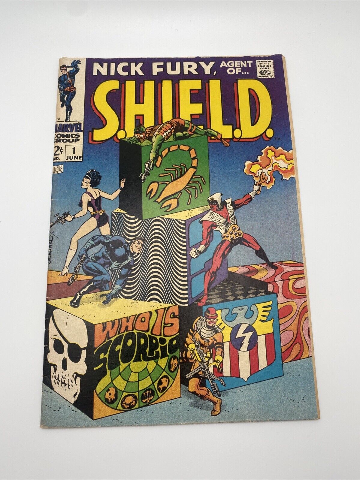 Nick Fury Agent of Shield #1- First appearance of Scorpio (Marvel, 1968) FN 6.0