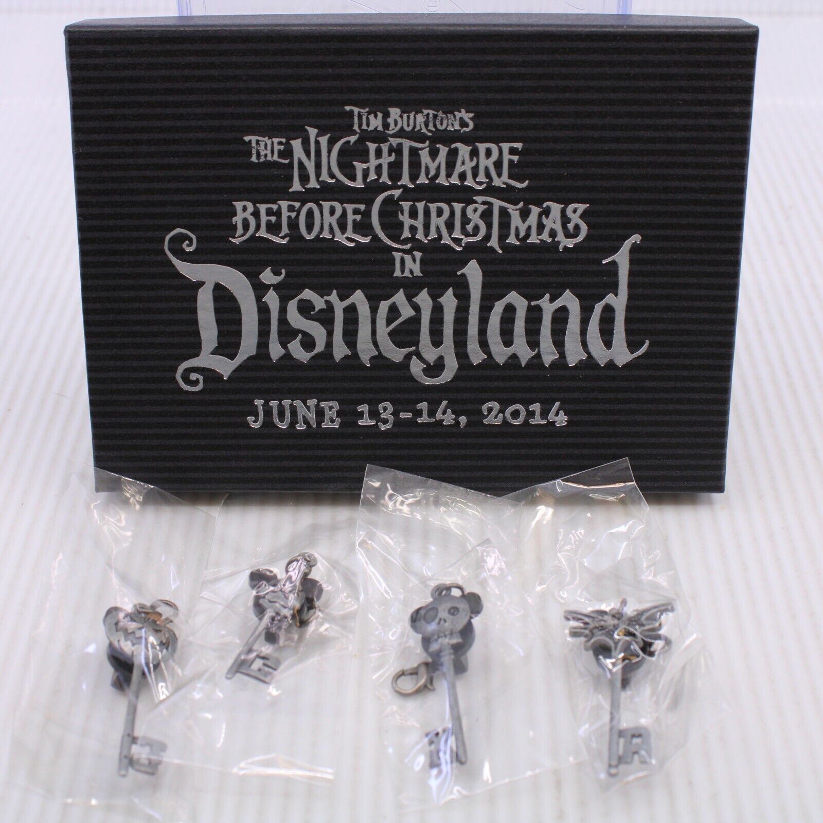 A4 Disney Parks Pin NBC Nightmare Jack Skellingtons Skeleton Key Collection