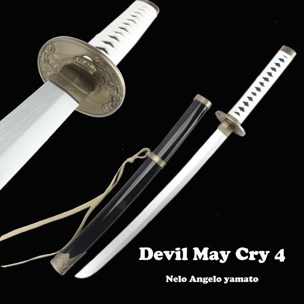31.5 Yamato Sword Devil may cry Katana Nelo Angelo Cosplay Vergil Wooden Swords