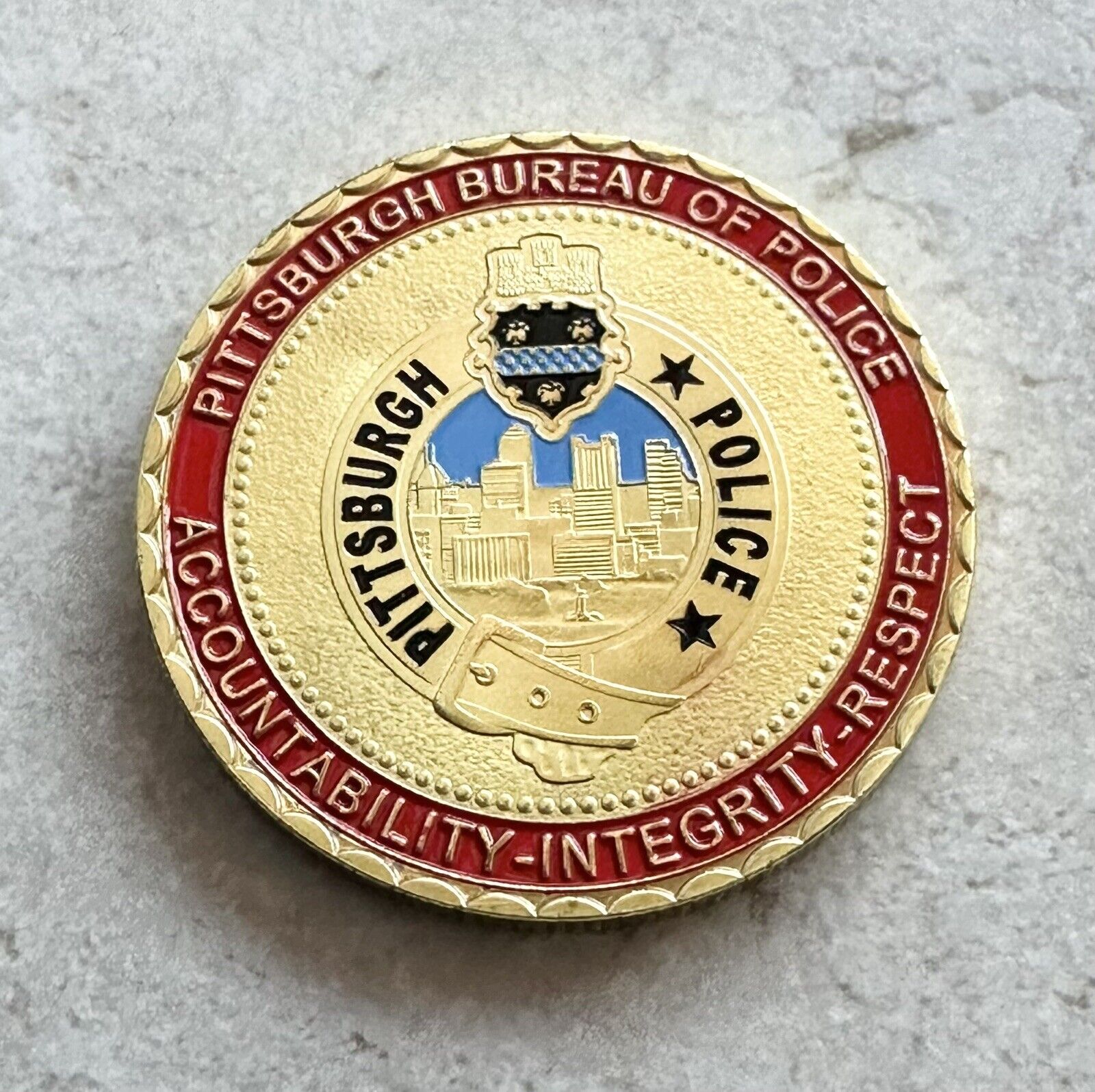 CITY OF PITTSBURGH POLICE DEPT Challenge Coin